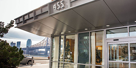 Residence hall exterior